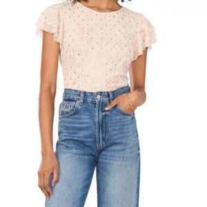 Vince Camuto - Ruffle sleeve top